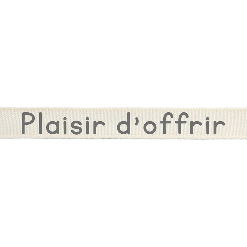 Vaessen creative • ribbon 20mx15mm fr plaisir d'offrir