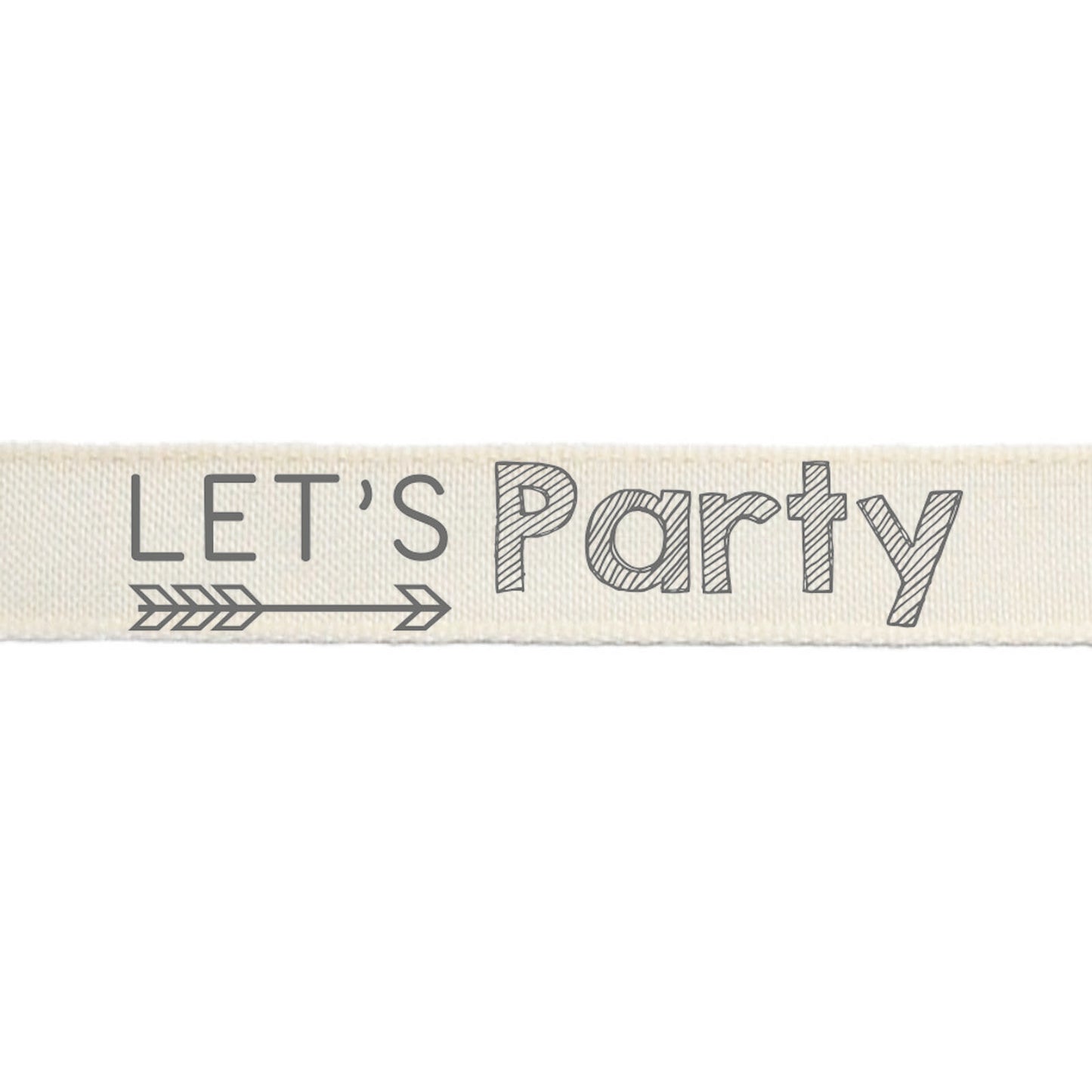 Vaessen creative • ribbon 20mx15mm eng let's party