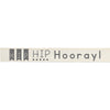 Vaessen creative • ribbon 20mx15mm eng hip hip hooray!