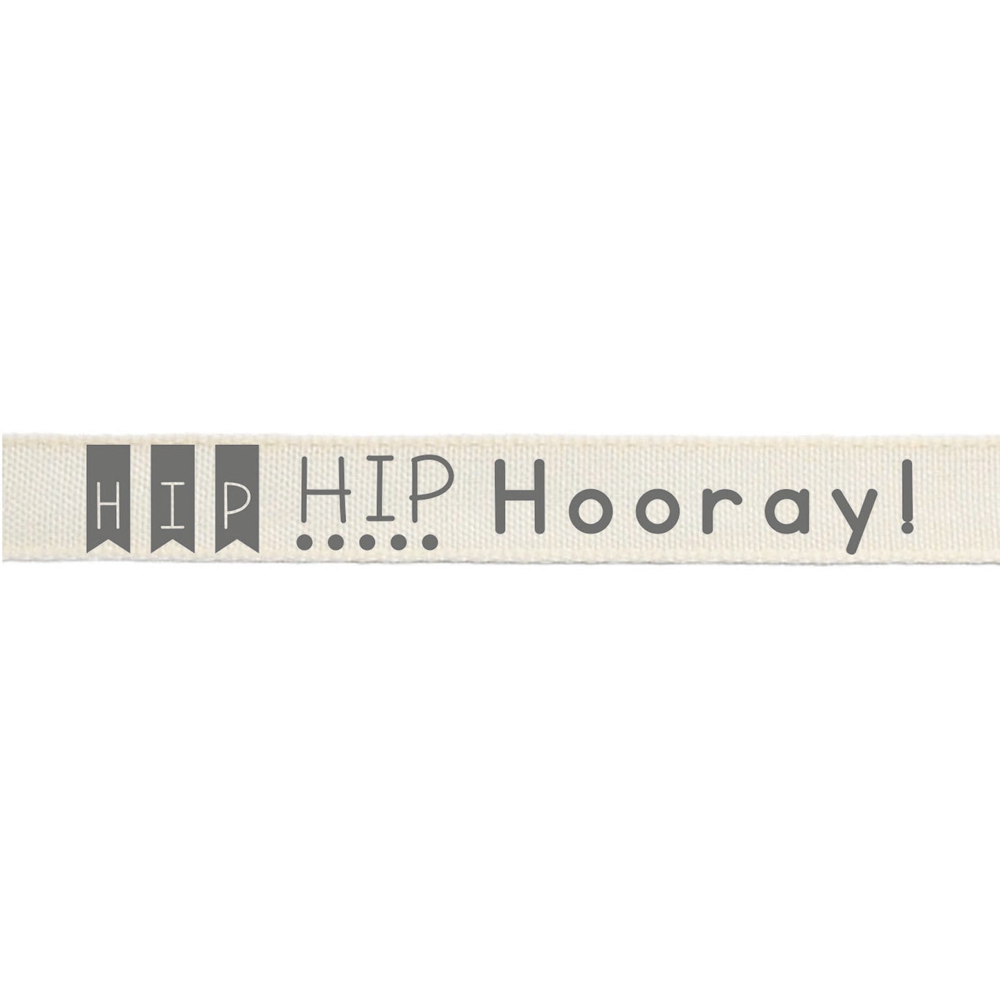 Vaessen creative • ribbon 20mx15mm eng hip hip hooray!
