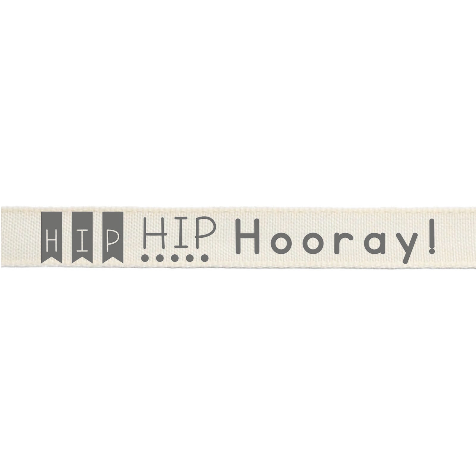 Vaessen creative • ribbon 20mx15mm eng hip hip hooray!