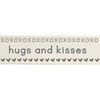 Vaessen creative • ribbon 20mx15mm eng hugs and kisses