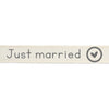 Vaessen creative • ribbon 20mx15mm eng just married