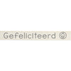 Vaessen creative • ribbon 20mx15mm nl gefeliciteerd