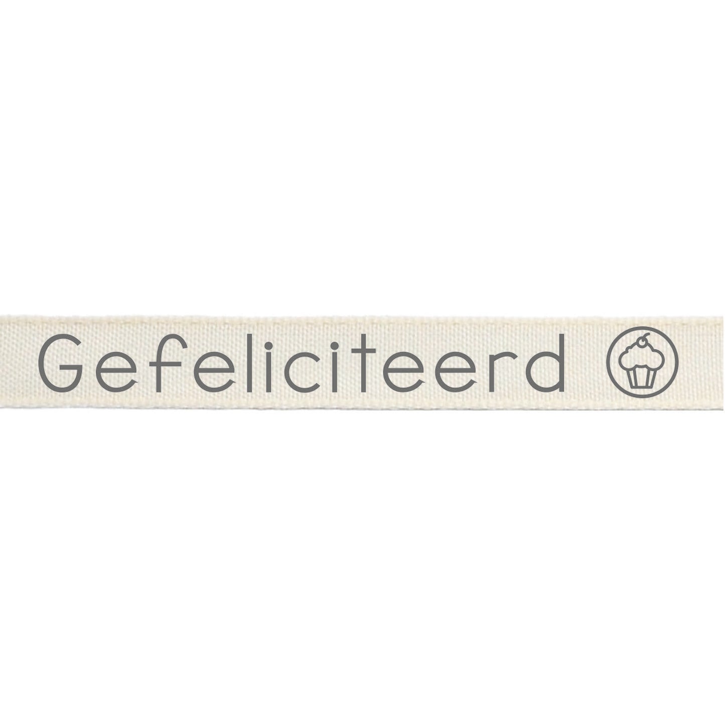 Vaessen creative • ribbon 20mx15mm nl gefeliciteerd