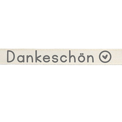 Vaessen creative • ribbon 20mx15mm de dankeschön