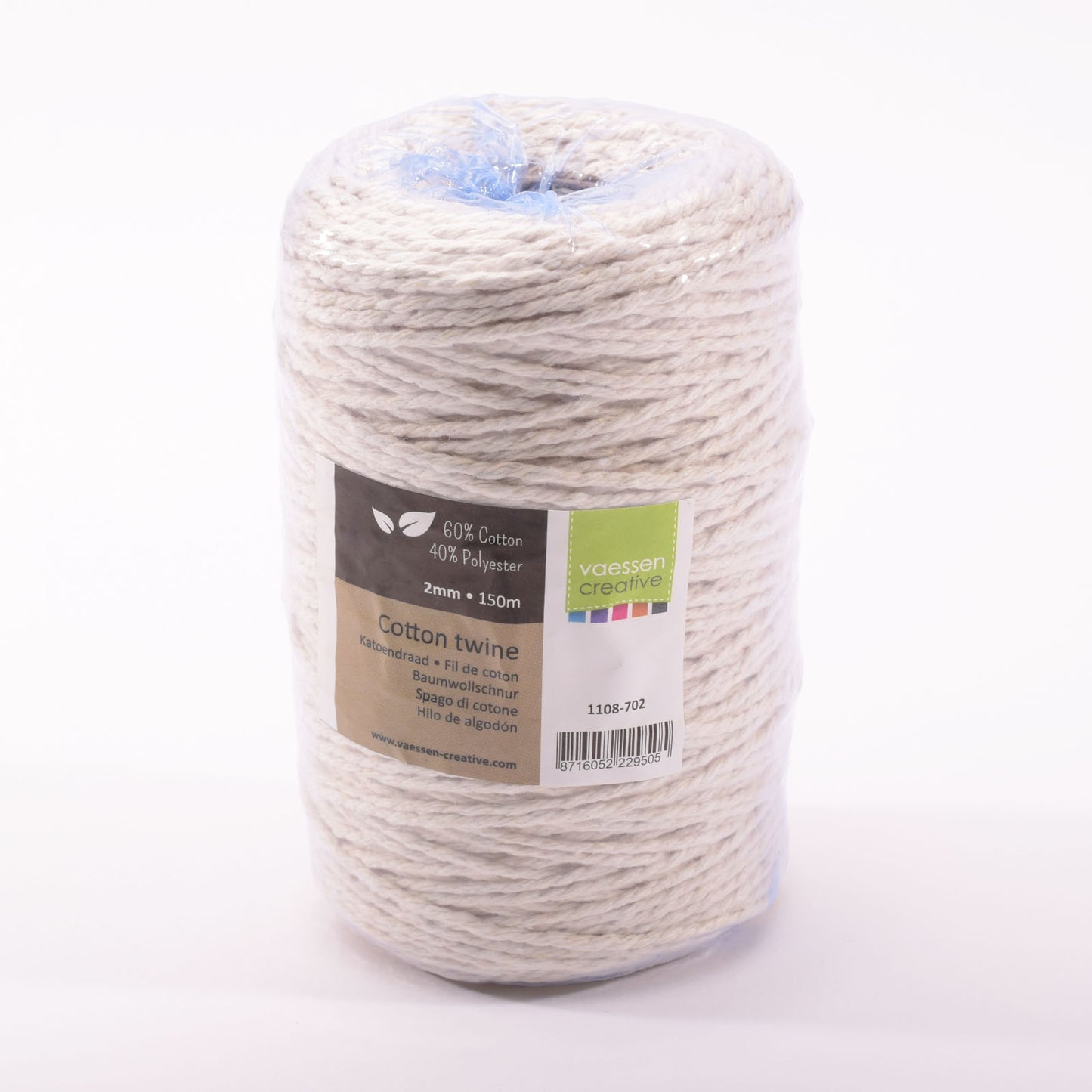 Vaessen creative • katoenen touw 2mm 150m