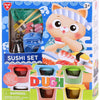 Playgo klei speelgoed sushi set met 6 potjes en accessoires.