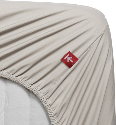Beddinghouse - percale katoen - hoeslaken - 140x200 cm - naturel