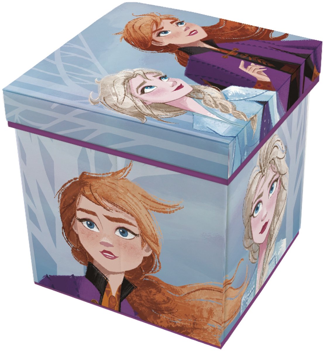 Disney frozen 2 opbergbox 22 liter polyester katoen blauw