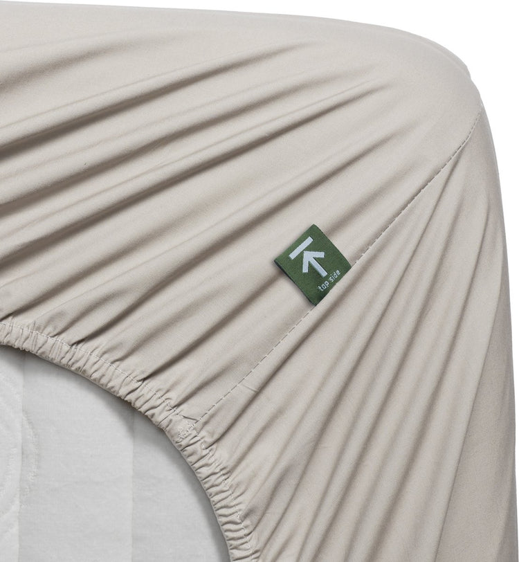 Beddinghouse - percale katoen - hoeslaken - 180x210 cm - naturel