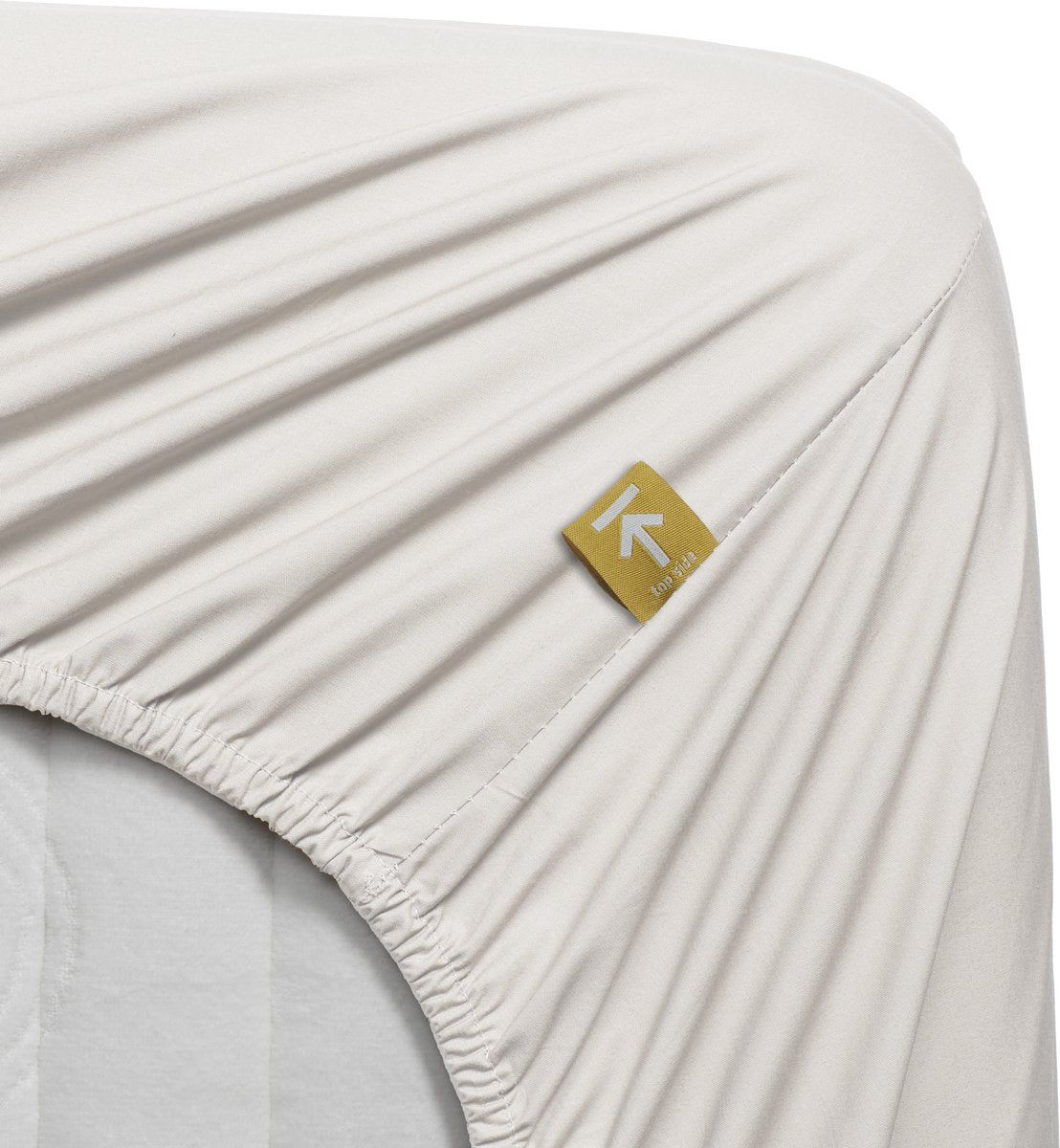 Beddinghouse percale katoen - hoeslaken - 90x200 - gebroken wit