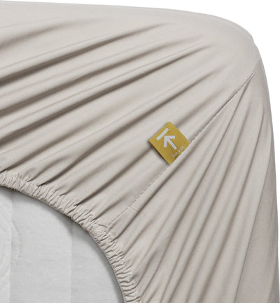 Beddinghouse percale katoen - topper hoeslaken - 90x200 - naturel