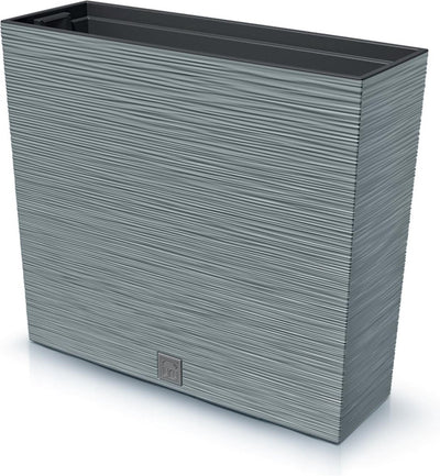 Prosperplast furu case tower - bloempot plantenbak met inzet - voor binnen en buiten - kleur beton (grijs)