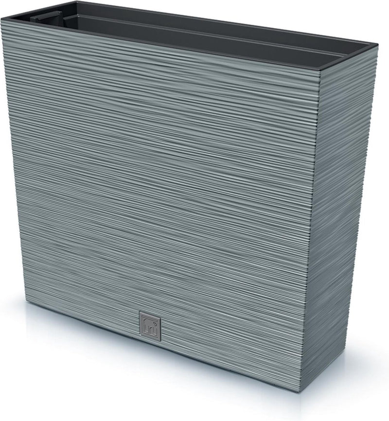 Prosperplast furu case tower - bloempot plantenbak met inzet - voor binnen en buiten - kleur beton (grijs)