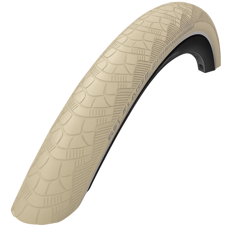 Cst buitenband zeppelin 28 x 1.90'' 50-622 - crème met reflectie