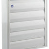 Renson 1006254 - dampkaprooster opbouw 433 alu ral 9010 210x210mm | 2 stuks