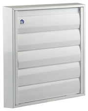 Renson 1006254 - dampkaprooster opbouw 433 alu ral 9010 210x210mm | 2 stuks - afbeelding 1