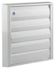 Renson 1006254 - dampkaprooster opbouw 433 alu ral 9010 210x210mm | 2 stuks
