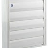 Renson 1006254 - dampkaprooster opbouw 433 alu ral 9010 210x210mm | 2 stuks