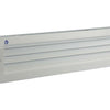 Renson 1006215 - deurrooster 461 alu ral 9010 425x76mm | 2 stuks