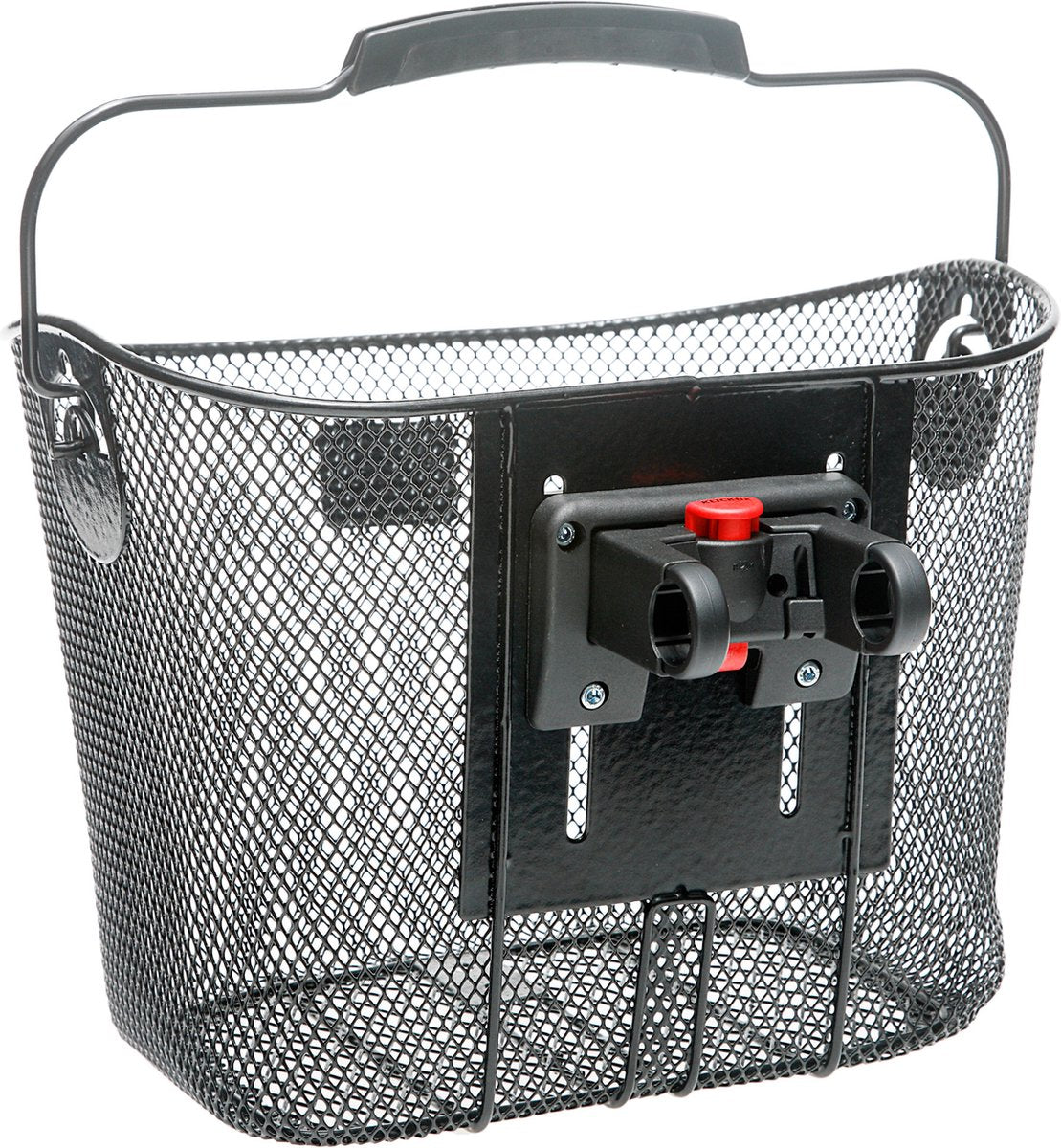 Burgers - new looxs newlooxs toscane klickfix - afneembare fietsmand - stuur - 19 liter - staal - zwart
