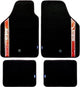 Sparco vloermattenset voor auto strada 2012 b universeel zwart rood (4 pcs)