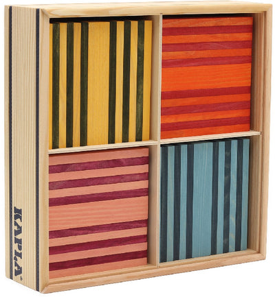 Kapla - kleur - constructiespeelgoed - 8 kleuren- 100 plankjes