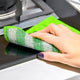Clean home microvezel schuursponsjes 2 stuks 12x17 cm | 6 stuks
