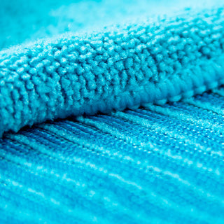 Clean home microvezel vloerdoek blauw 40x60 cm | 6 stuks