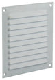 Renson 1015063 - schoepenrooster plat alu wit 150x150mm | 10 stuks