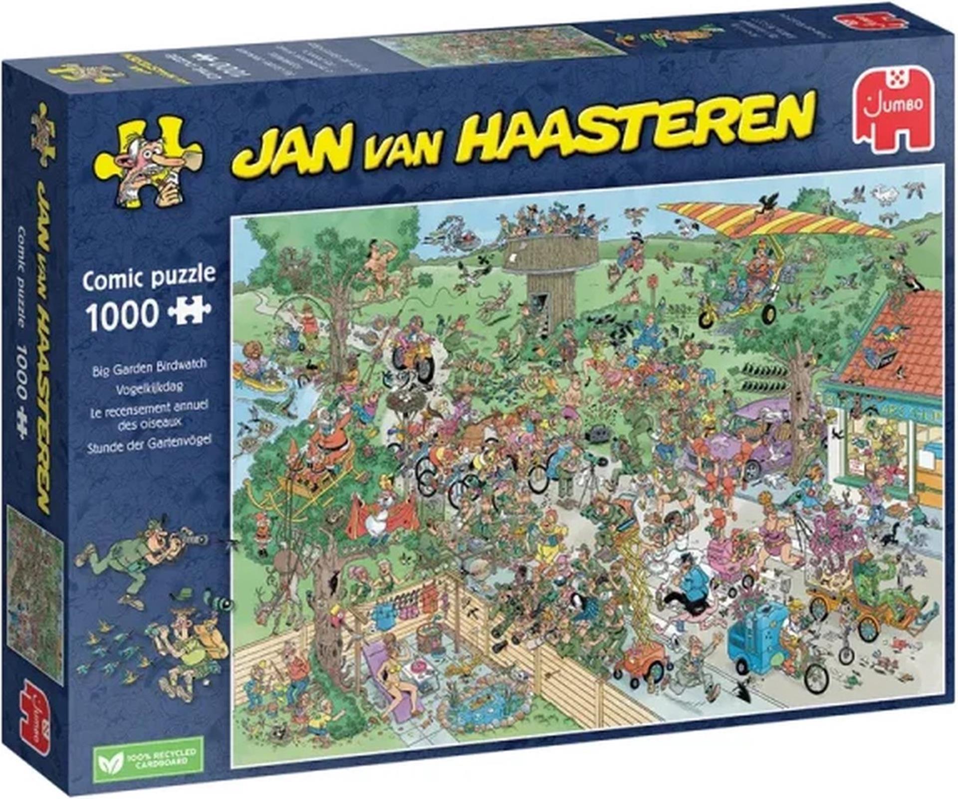 Jumbo jan van haasteren puzzel vogelkijkdag 1000 stukjes