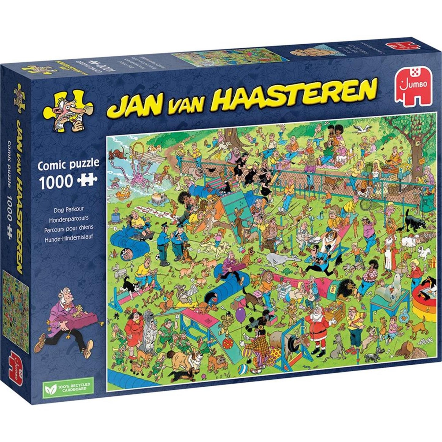 Jumbo jan van haasteren hondenparcours (1000 stukjes) fsc mix 70%