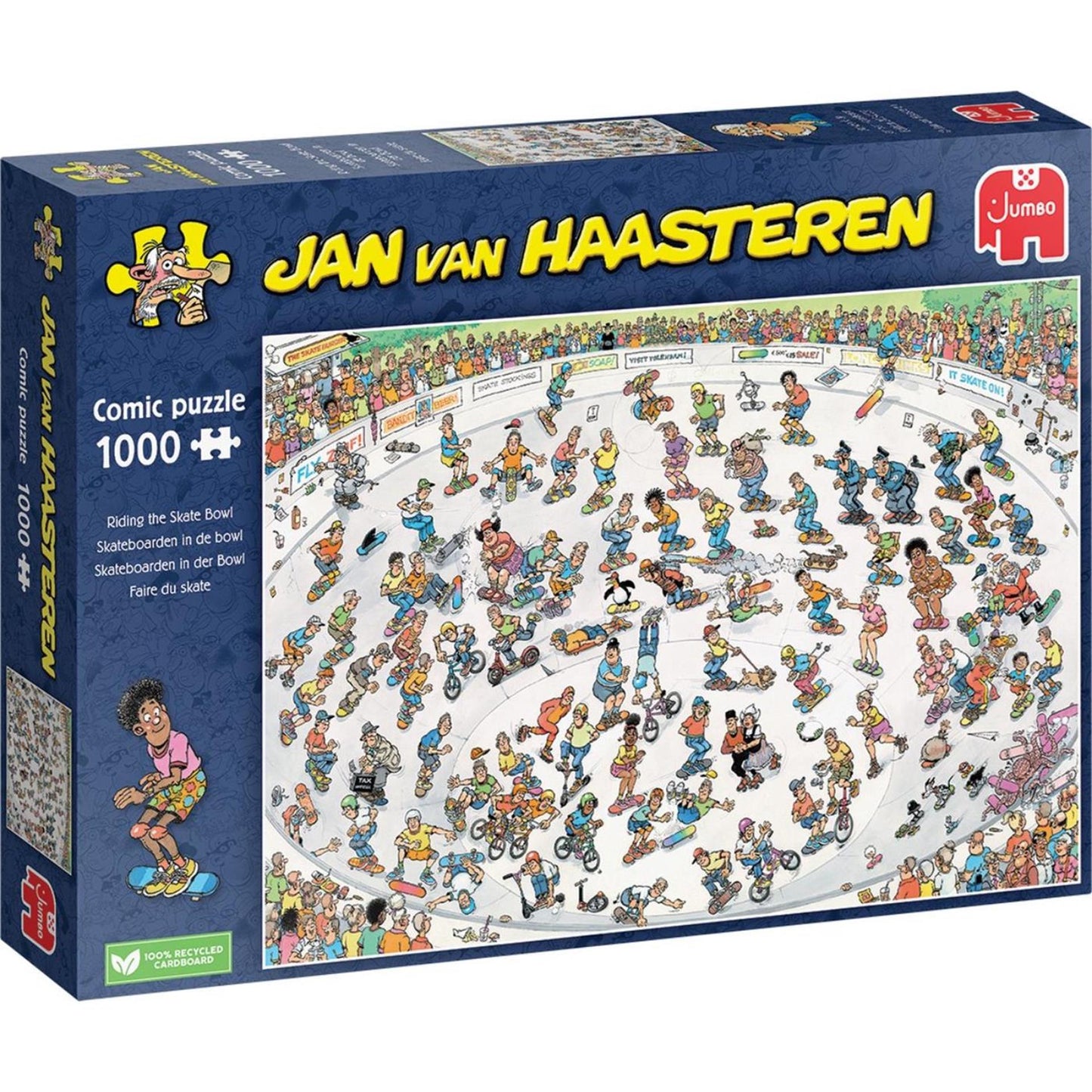 Jumbo jan van haasteren puzzel skateboarden in de bowl 1000 stukjes