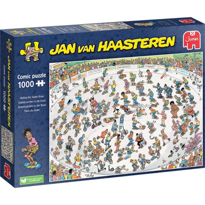 Jumbo jan van haasteren puzzel skateboarden in de bowl 1000 stukjes