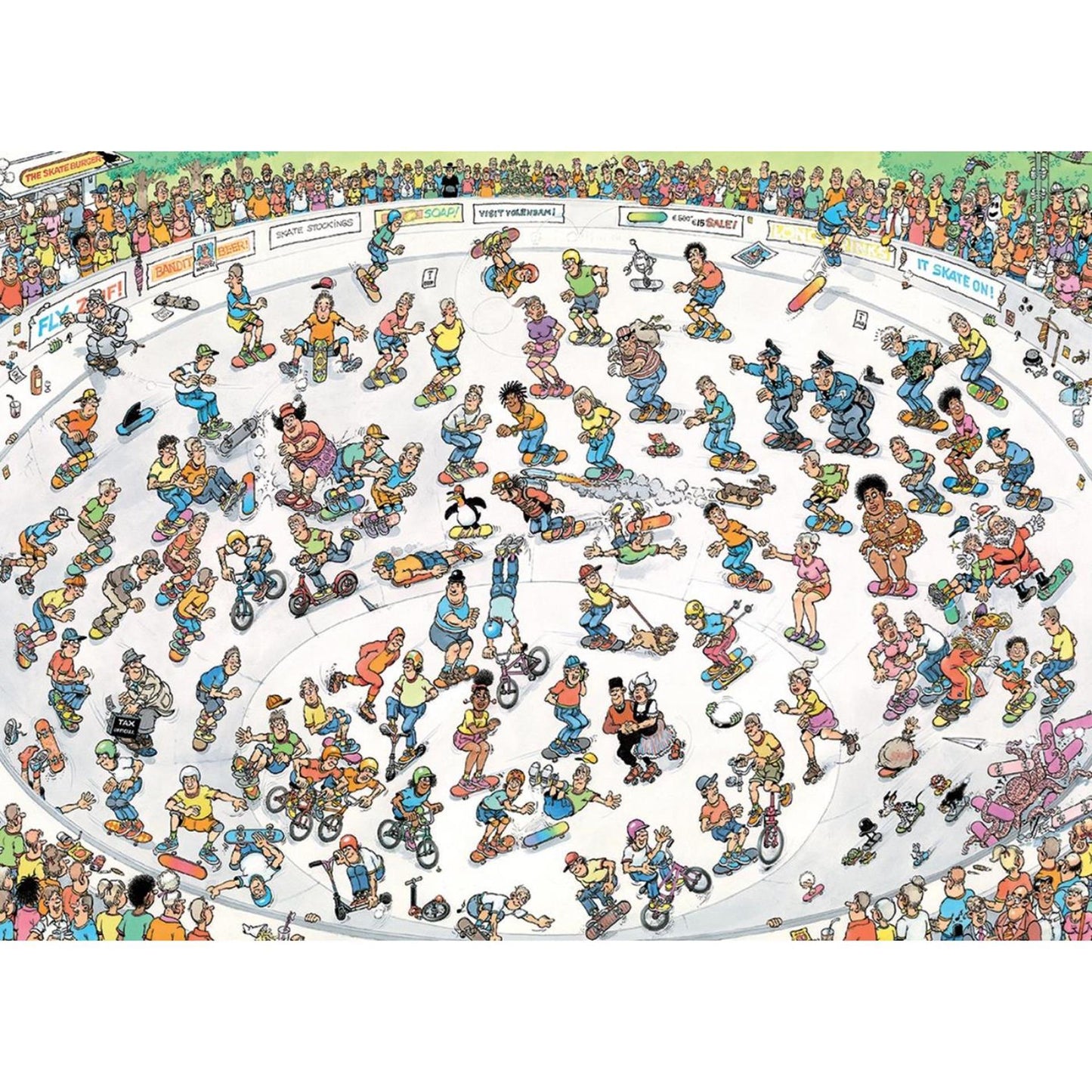 Jumbo jan van haasteren puzzel skateboarden in de bowl 1000 stukjes