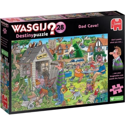 Jumbo wasgij destiny 28 legpuzzel - de mancave van pa, 1000st.