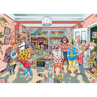 Jumbo wasgij retro original 9 legpuzzel - klein verbouwinkje, 1000st.