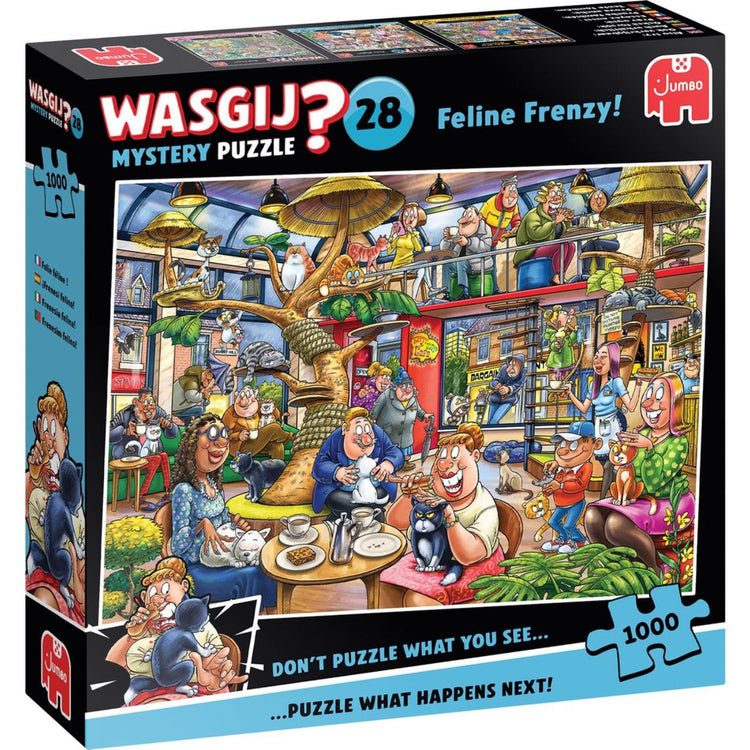 Jumbo wasgij mystery 28 - kat-en-muisspel! - 1000 stukjes puzzel - legpuzzel