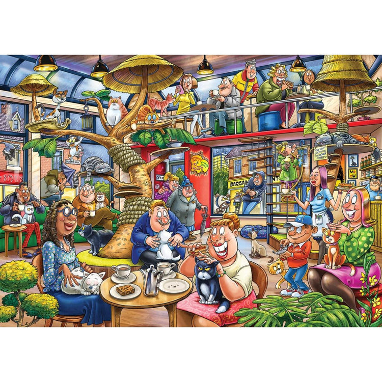 Jumbo wasgij mystery 28 - kat-en-muisspel! - 1000 stukjes puzzel - legpuzzel