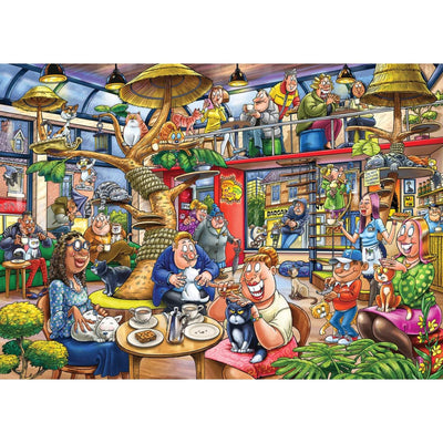 Jumbo wasgij mystery 28 - kat-en-muisspel, 1000st.