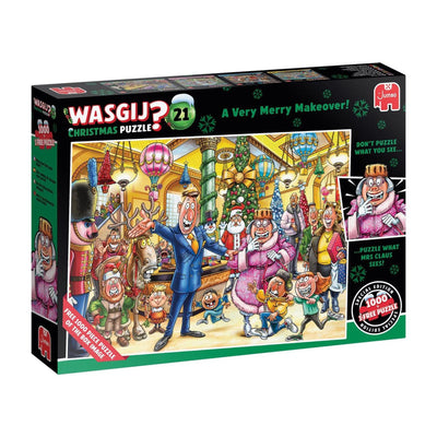 Jumbo wasgij christmas 21 - een feestelijke make-over! - 2x1000 stukjes puzzel - legpuzzel volwassenen