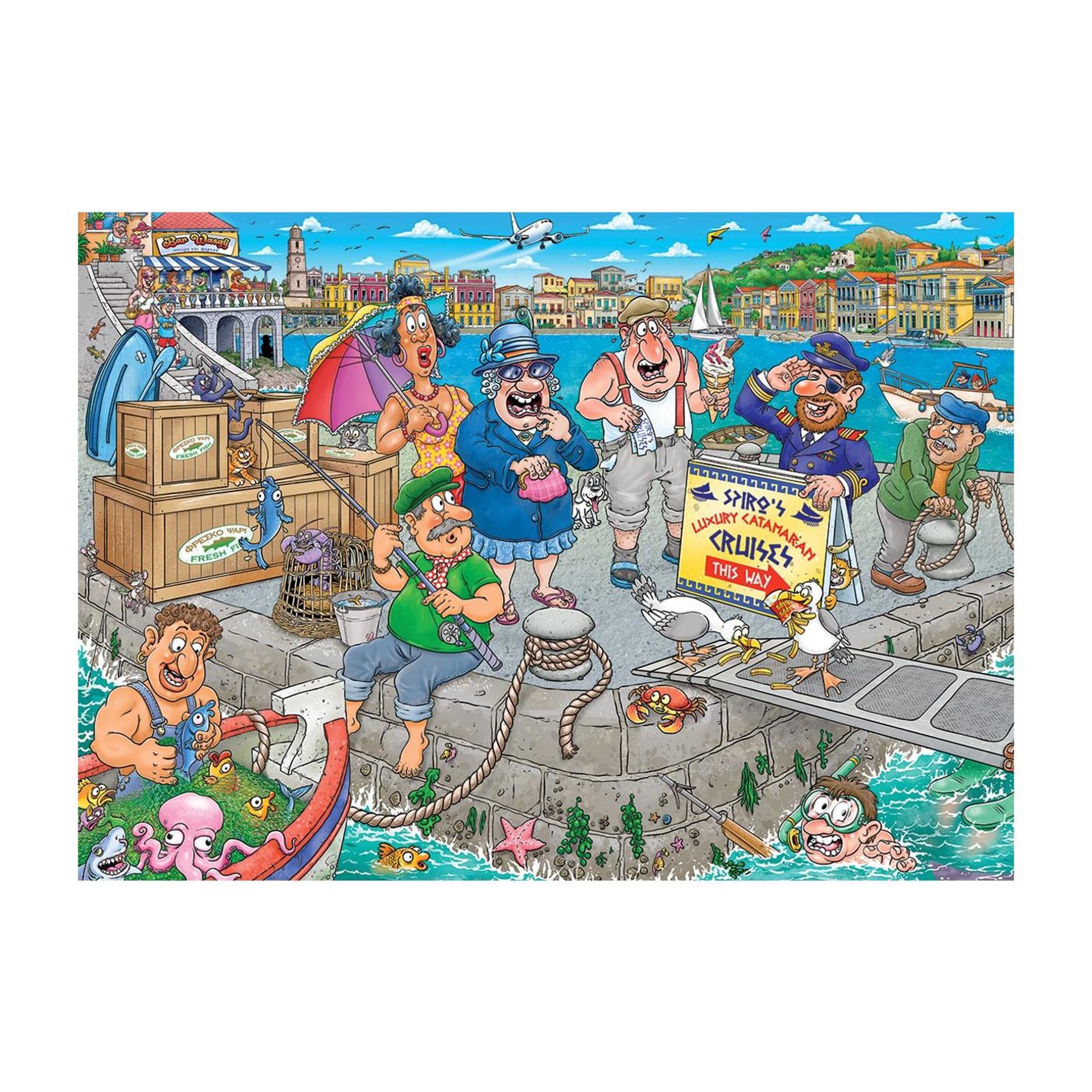 Jumbo wasgij original 47 - de boot in! - 1000 stukjes puzzel - legpuzzel