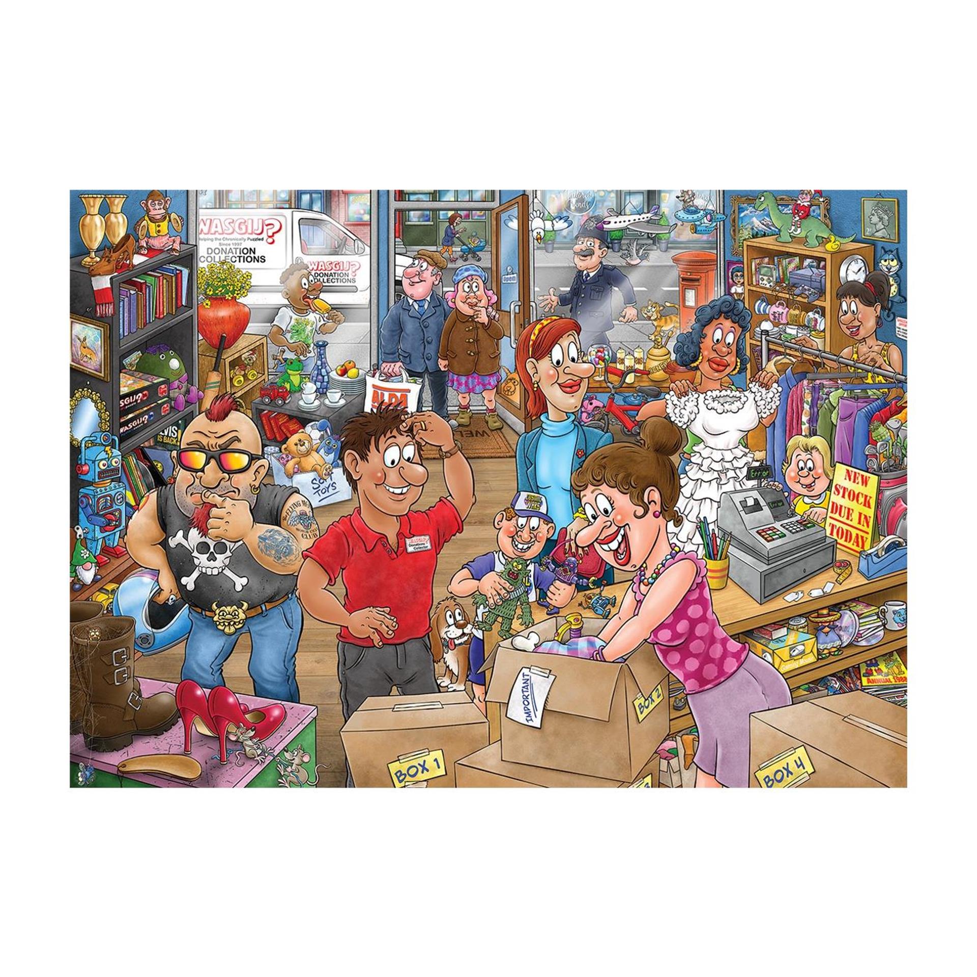 Jumbo wasgij mystery 29 - donatiedebacle! (1000 stukjes) fsc mix 70%