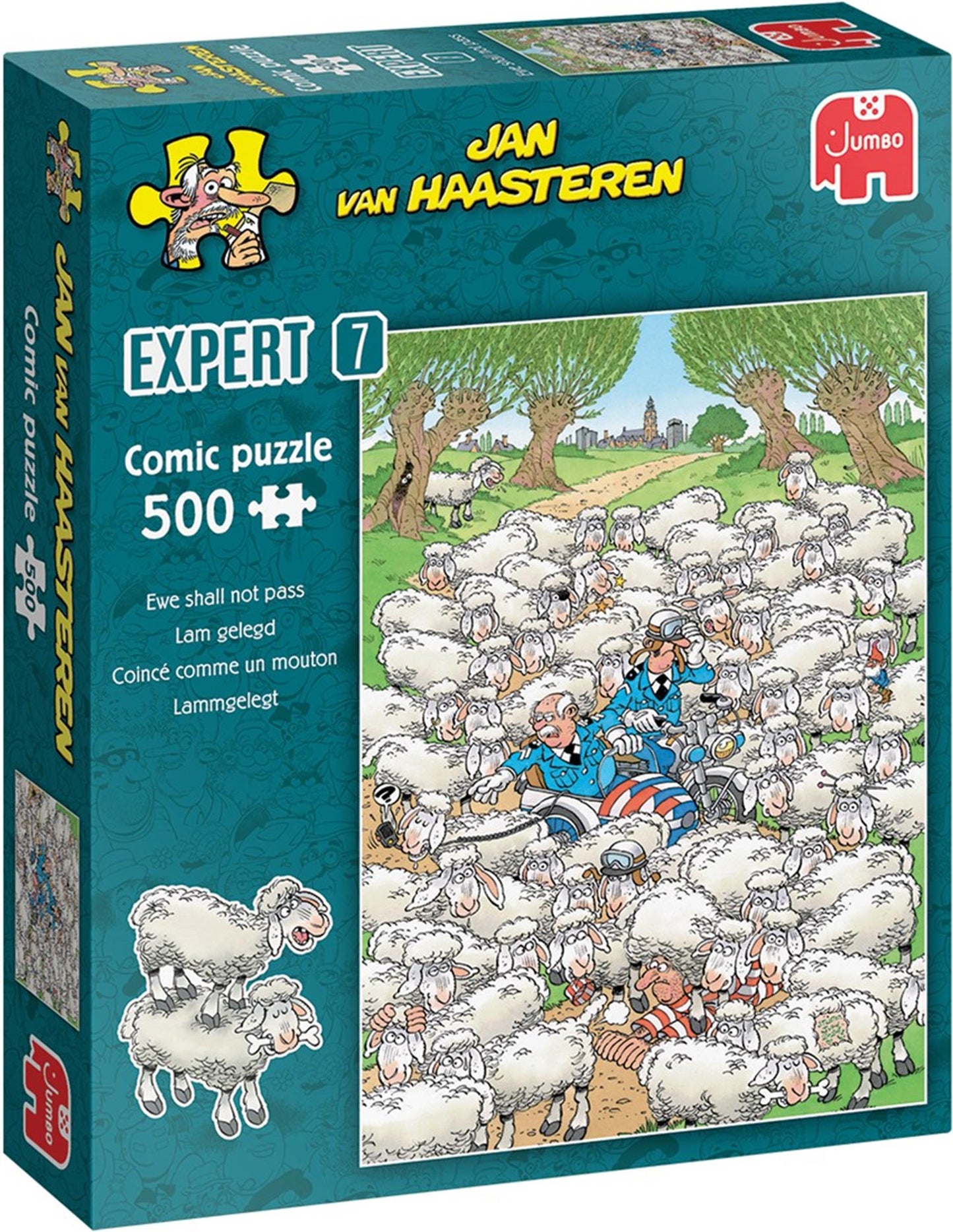 Jumbo puzzel jvh expert 7 lam gelegd 500pcs
