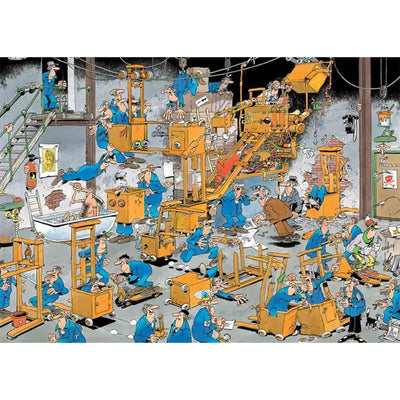 Jumbo puzzel jvh oldtimers karren maar!1000pcs