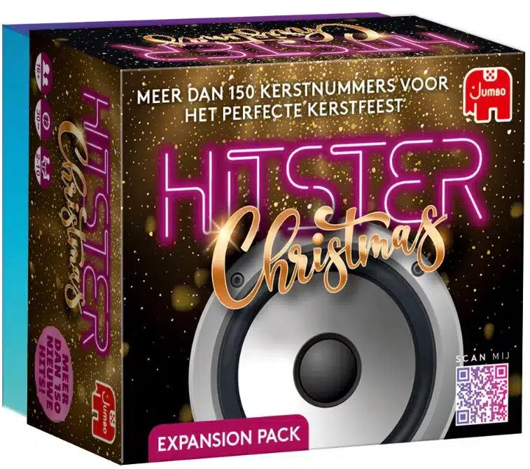 Hitster jumbo - – christmas - uitbreidingsset voor kerst - partyspel - actiespel - muziekspel voor volwassenen - 16+ jaar
