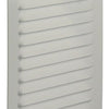 Renson 1006303 - schoepenrooster vlak alu ral 9010 150x200mm | 10 stuks