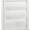Renson 1006372 - dampkaprooster opbouw 733 pvc ral 9010 154x154mm | 2 stuks