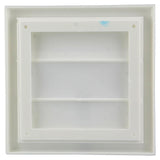 Renson 1006372 - dampkaprooster opbouw 733 pvc ral 9010 154x154mm | 2 stuks - afbeelding 3